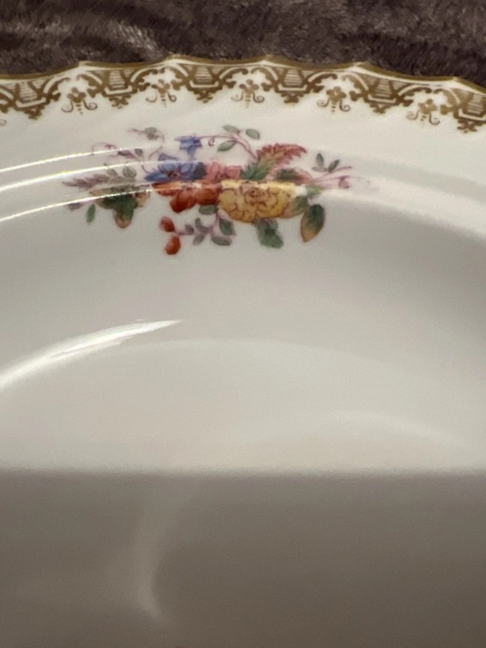 VINTAGE COPELAND ENGLAND MUFFIN PLATE, FLAT RIMMED SOUP - Picture 2 of 8